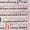 montuos: a page of music using neumes (medieval music notation) (neumes)