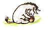 montuos: Ernest H. Shepard illustration of Eeyore with a pot of honey (eeyore)