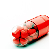 alwayswondered: A pill full of beads shaped like hearts. (C17H17Cl2N)