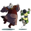 dueltastic: Image: Iroh and Toph kick up their heels. (iroh)