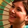 sinensis: kaylee smiling with her parasol (kaylee)