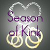seasonofkink: metal hand and foot cuffs with a chain forming a loop in the shape of a heart (Season of Kink)