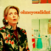 sinensis: lucille making a face, text is "oh no you didn't" (oh no you didn't)