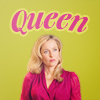 tree: bedelia du marier with the word 'queen' above her head ([hannibal] you're breakin my heart)