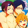 scheherezhad: Rin, Rei, and Nagisa from Free! season 2 promo art (free)