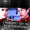 mijan: (Kirk/McCoy: Threesome?)