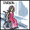 ysabetwordsmith: Paranormal detective Brenda in a wheelchair (PIE)