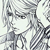 sponsorigami: Ueda Rising Ivan pushing aside his bangs (上田 Letting you see another side of me)