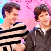 yeuxdebleu: AG and Jesse laughing GIF (AG and Jesse laughing GIF)