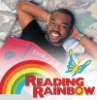 ljwrites: LeVar Burton with a Reading Rainbow logo. (reading)