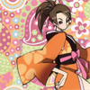 whymzycal: Fuu from Samurai Champloo with a flowery background (fuu flowers)