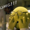 jcalanthe: Bunsen Honeydew covering his face with his hands, with caption "OMG!!!" (omgbunsen)