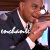 jcalanthe: Michele from Gilmore Girls leaning over someone's hand, with caption "enchant&eacute;" (micheleenchante)