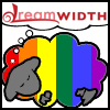 cleo: Dreamwidth logo with a rainbow sheep! (Dreamwidth: Gay Sheep)