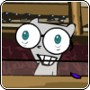 nikkiscarlet: Neurotically Yours' Pilz-E the Squirrel grinning widely and adorkably as his pills take effect. (:D (PilzE))
