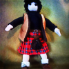 turlough: fabric doll of Jamie, all by me ((dr who art) badass scot)