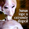 carodee: SG-1, Asgard, text: human logic is extremely illogical (SG1 Illogical)