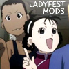 genarti: Mei and Paninya from Fullmetal Alchemist, with text "LADYFEST MODS" ([fma] LADYFEST)