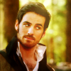 athousandsmiles: Captain Hook from Once Upon a Time, with a mischievous expression. (Hook)
