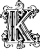 kess_kay: the letter K in a fancy schmancy typeface (Default)