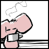 darthneko: tired pink bunny with really big coffee mug ([personal] coffee coffee coffee)