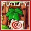sweetmusic_27: An Umbrella Plant from Plants Versus Zombies with a target arrowed to it. (Futility)