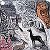 loligo: wild animals looking at moon (wildlife)