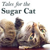 aldersprig: Photo of an upside-down cat, with the words "Tales for the Sugar Cat" (SugarCat)