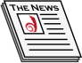 dw_news: Drawing of newspaper labeled 'The News' with DW logo (Default)