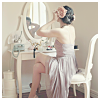 chaymberlaine: girl at dressing table (stock - girl at dressing table)