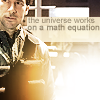 fleurrochard: John Sheppard with the caption 'the universe works on a math equation' (geeky SHINY!)