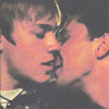 dexwebster: QAF UK, Stuart and Nathan kissing (Boykissing)