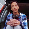 thingswithwings: abed nadir, filmmaker, looking into the camera (comm - abed filmmaker looking at camera)