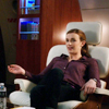 jemma simmons: lounging