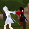 whiteas: (Takes this for protection.)