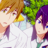 iwatobi: Confusion; neutral; Makoto (ey boy lemme holla at ya)