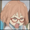 halfemptyglasses: Mirai with wide eyes and a dropped jaw (this face is happening now)