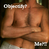 thothmes: Fit toned, naked, torso of R.D.A.  Legend: Objectify?  Me? (Objectify?  Me?)