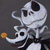 misbegotten: Jack and Zero from The Nightmare Before Christmas (Disney Jack & Zero)