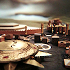 kouredios: close up of the game pieces from the Game of Thrones title sequence (GoT!title sequence)