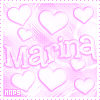 xoxomarina: ({ name } » pink hearts)