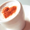 theicescholar: coffee with a cinnamon heart (heart)