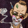 antimony: Spark Brushel dressed as Spider Jerusalem (spark jerusalem)