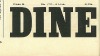 dine: (typography - cee)