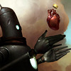 outlineofash: An android reaches for a heart to insert in its chest cavity. (Fiction - SF)