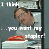 manniness: (Why stapler envy)