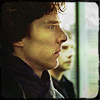 beck_liz: BBC Sherlock 2010: Holmes in profile with Watson beyond (SherlockBBC: Holmes & Watson 2)