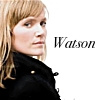 pendrecarc: Blond woman looking over her shoulder; the caption reads "Watson" (watson)