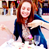 zoamh: Annie from Community dancing in her seat (com: dance)