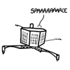 mecurtin: philae saying "spaaaaace", by xkcd (spaaaaaaace)